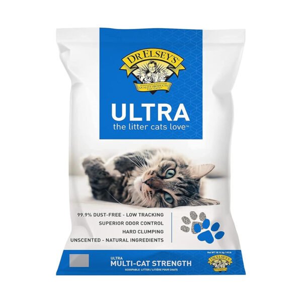 Dr. Elsey's Ultra UnScented Clumping Clay Cat Litter 40 lb. Bag